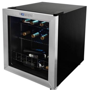 Imagem de Adega Suggar AD15 Lyon 13 Garrafas Preta Inox AD1511IX 110V, 110V