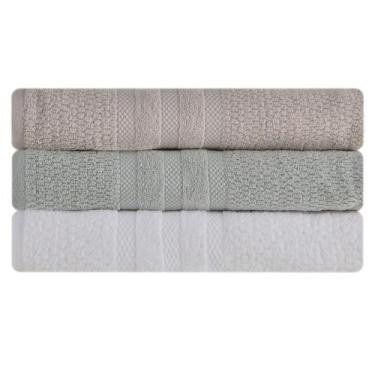 Imagem de Jogo de Toalha de Banho Buddemeyer Vanilla Extra Soft 3 peças