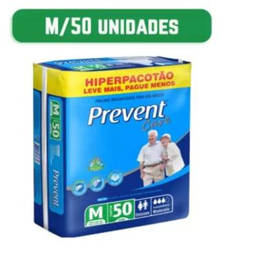 Imagem de Fralda Geriátrica  Adulto Prevent Care M C/50 - kairos