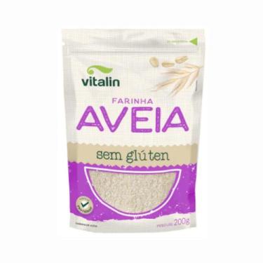 Imagem de Aveia Farinha Integral sem Glúten 200g Vitalin