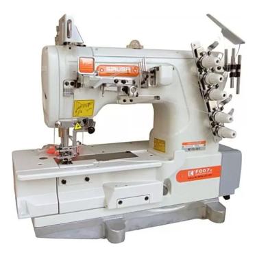 Imagem de Máquina de Costura Galoneira Fechada F007K Industrial Tipo Cobertura com Motor Direct Drive 550W 220V Siruba