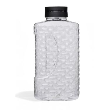 Imagem de Jarra Garrafa de Geladeira 1,95L Plástico Livre de BPA Tampa Efeito Cascata para Água e Sucos Preto