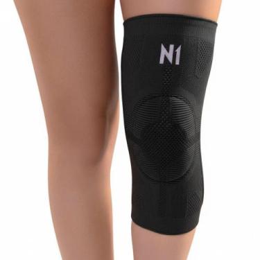 Imagem de N1 Sport Protetor de Joelho Linha Pro 2004 Preto Tam G N1 Sport