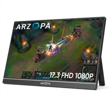 Imagem de Monitor Portátil Arzopa A1M 17.3" FHD IPS 60Hz 103% sRGB HDMI USB-C Co