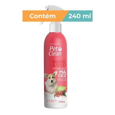 Imagem de Banho a Seco Maciez Pet Clean Para Cães e Gatos 240ml