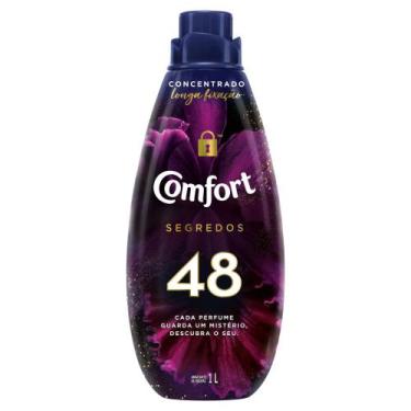 Imagem de Amaciante De Roupa Concentrado Comfort 48 Segredos 1 Lt  Kit 3un