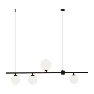 Imagem de Pendente Orbit 4 Globos Pdh1539pt Studioluce + 4X Led G9 Bq St2423