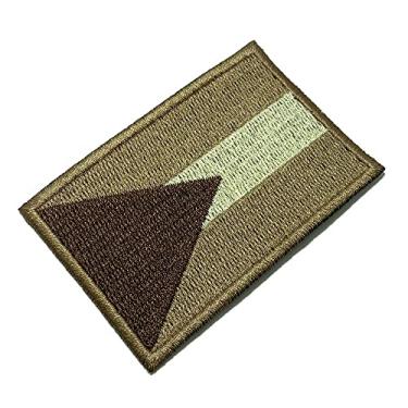 Imagem de BP0208T04 Bandeira Bahamas Patch Bordado Termo Adesivo