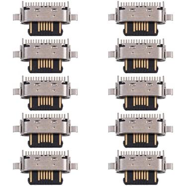 Imagem de Peças de reparo de celulares 10 PCs Carregando conector da porta para LG K52/Q52/K62