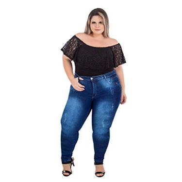 calça jeans feminina tamanho 54