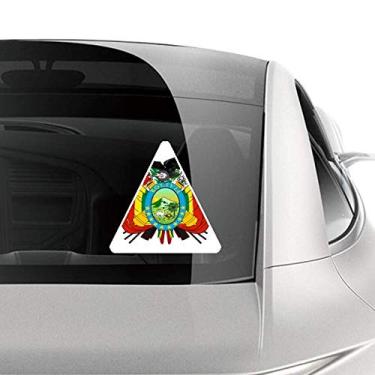 Imagem de DIYthinker Adesivo com emblema nacional Bolívia para carro, motocicleta, bicicleta, bagagem