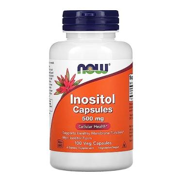 Imagem de Inositol 500mg N.ow 100 Veg Cápsulas - No Brasil