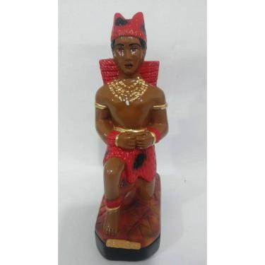 Imagem de Imagem Exu Treme Terra Escultura Gesso Estatua 20 Cm