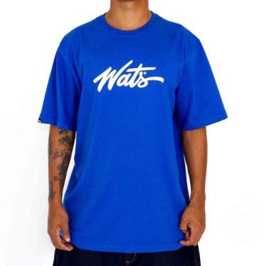 Imagem de Camiseta Wats Tag Azul
