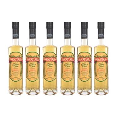 Imagem de Kit 6 Licores de Cachaça Creme Carvalho Paratiense 500 ml Artesanal Premium Gourmet Paraty Destilada Sobremesa Fino Churrasco Drink Coquetel