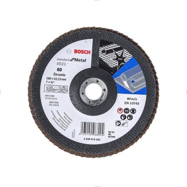Imagem de Disco de Lixa Flap Para Metal 7 x 7/8" Fibra Standard Bosch