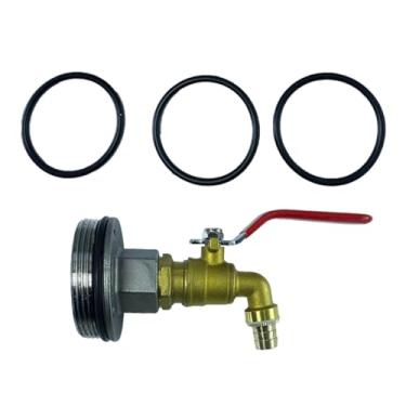 Imagem de IEUDNS de tambor para tambor de 55 galões, adaptador à prova de vazamento, rosca de 2 polegadas para água, gasolina, óleo, Comprimento 10.5 cm