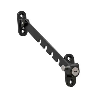 Imagem de Generic Fechadura de janela, restritor de abertura, metal, fácil de instalar, limitador de janela ajustável para gavetas, toldo, janelas, quarto, preto