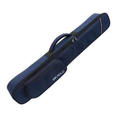 Imagem de Generic Estojo de armazenamento para clarinete de saxofone, estojo reto de saxofone soprano de pano oxford para exterior, azul profundo