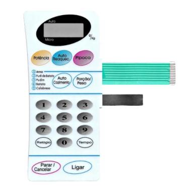 Imagem de Membrana teclado Para Microondas Panasonic Nn 4557 Nn 5557 - TND