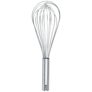 Imagem de Batedor de aço inoxidável, 23 cm - Batedor de balão de cozinha para cozinhar, misturar, misturar, mexer, bater e bater - ferramenta para bater como batedeira, espumante e agitador - batedor seguro