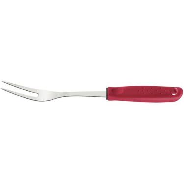 Imagem de Garfo Trinchante Tramontina Aço Inox Utilità - 30,3cm, Vermelho