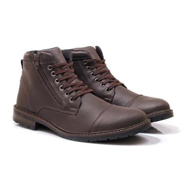 Imagem de Bota Coturno Adventure Masculino Casual Com Zíper Trilha - EMOT SHOES,