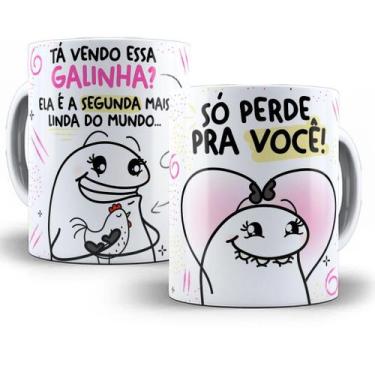 Imagem de Caneca Personalizada Porcelana Amiga Flork-Segunda Mais Linda Do Mundo