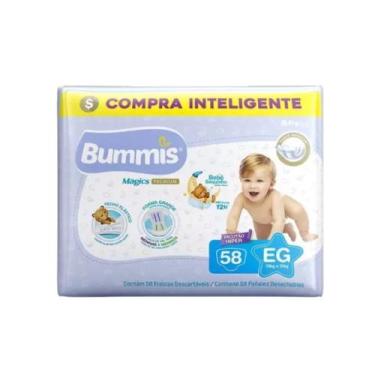 Imagem de Fralda Infantil Capricho Bummis Tubos Mágicos Hiper, EG C/58