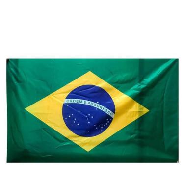 Imagem de Bandeira Do Brasil Oficial Grande 140x90cm Em Poliéster - mmc