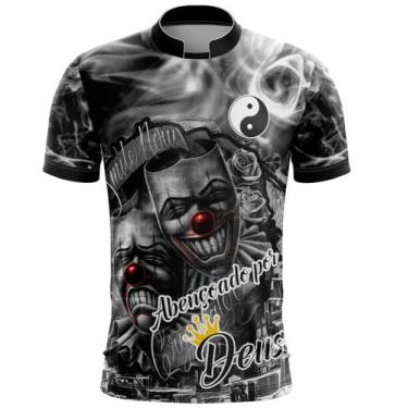 Imagem de Camisa camiseta de quebrada chora agora ri depois abençoado por deus 1