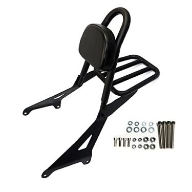 Imagem de BAIONE Motocicleta Sissy Bar Destacável Traseiro Traseiro Traseiro Substituição para YAMAHA Stryker 1300 XVS1300 2011-2018 (com bagageiro traseiro)