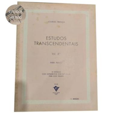 Imagem de Livro lourdes frança estudos transcendentais vol. 4 para piano 10 estu