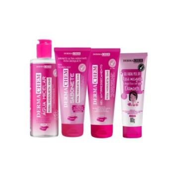 Imagem de Kit Rosa Mosqueta Antirressecamento Dermachem