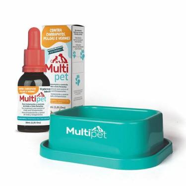 Imagem de Multipet Medicamento Natural contra carrapatos, pulgas e vermes 30ml +