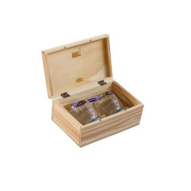 Imagem de Kit Riedel Gift 2 copos Whisky Fire + Caneta Crown + Caixa, Azul
