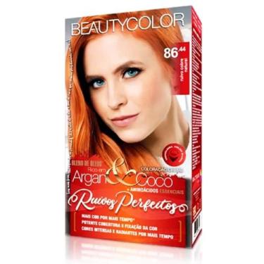 Imagem de Kit Coloração Ruivo Cobre Natural 86.44 - Beauty Color