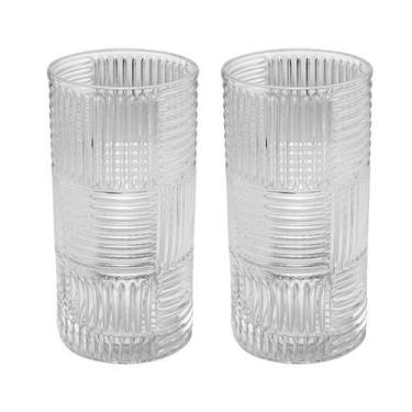 Imagem de Conjunto 2 Copos Wolff Altos de Vidro Chess 400ml 29296