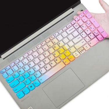 Imagem de YongMai Capa de teclado para Lenovo Yoga 7i 39.6 cm 40.6 cm, Lenovo Flex 5 15.6/ideaPad Flex 5 15/ideaPad 3 3i 15.6/Ideapad 5 15.6/ideaPad Slim 7 15.6/ThinkBook 15 G2 G3 15p, ThinkBook Gen 4 15.6