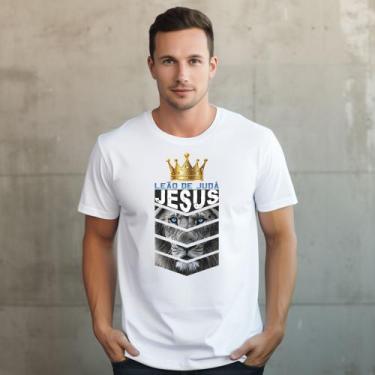 Imagem de Camisa Camiseta Masculina Evangélica Cristã Gospel Yeshua Religiosa Vá