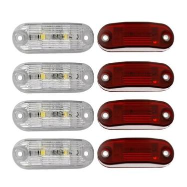 Imagem de Kit Lanterna Vigia Van Bau Caminhão Led Bivolt CR/VM 8 un - Indústria 