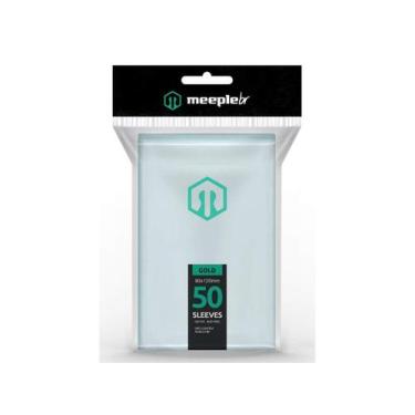 Imagem de Sleeves MeepleBR - GOLD (80x120mm) - Meeple BR