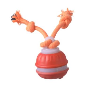 Imagem de Ｂｅｓｇａ Bola de brinquedo de gato interativa bola rolante bola portátil interativa gadget de gadget automático teaser de gato elétrico para adultos gatinho, Laranja