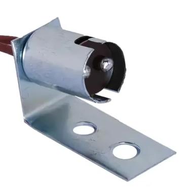 Imagem de Soquete 2 Polos Com Suporte Pinos Transversais 5P Usa Lampada 1034 2 Polos 5/21W