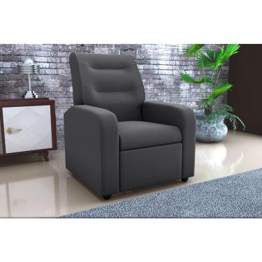 Imagem de Poltrona Reclinável Classic Suede Cinza B250 - Matrix