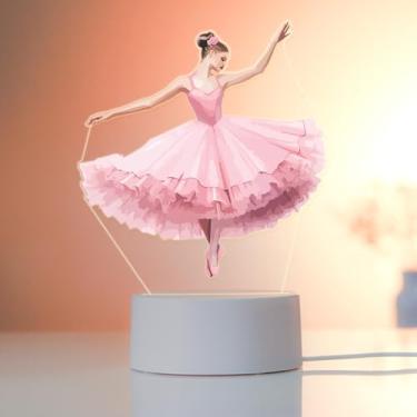 Imagem de Luminária colorida Led UV - bailarina, ballet