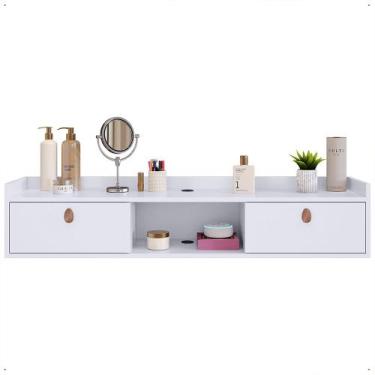 Imagem de Penteadeira Compacta Life Bancada Camarim 120 cm Nicho Porta Maquiagem