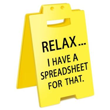 Imagem de Funny Answer Desk Rates Desk Sign Cubicle Decor Team Office Gag Gifts for Coworker Teammate Employee Boss (Tenha uma planilha para isso)