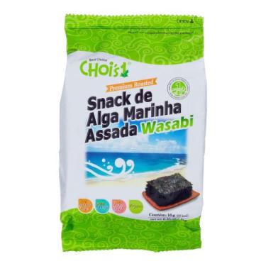 Imagem de Snack de Alga Marinha Assada Wasabi Chois 1 10g - Choi's