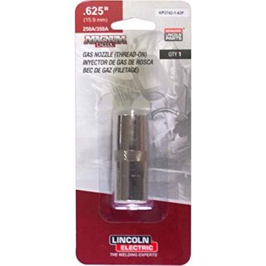 Imagem de Lincoln Electric Bocal de gás Magnum PRO Flush | ID de 16 mm com classificação de 350 Amp | Compatível com pistolas de solda Magnum PRO | KP2742-1-62F